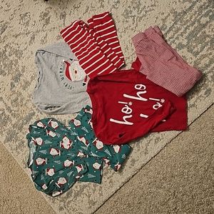 Boys 5T Christmas pajamas bundle